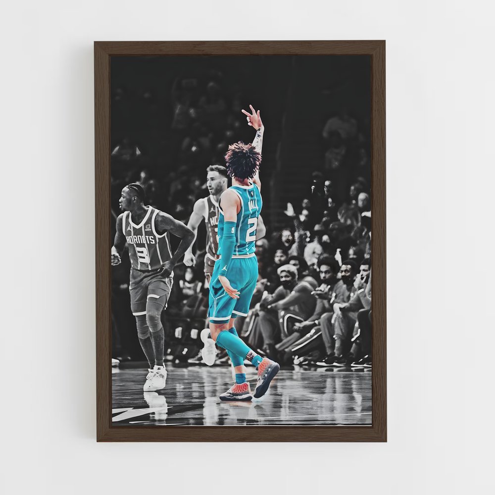 Poster Passer Élégant – affiche Basketball (vue 5)